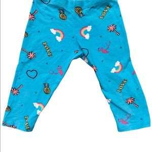 Wonder Nation Girls Capri Leggings